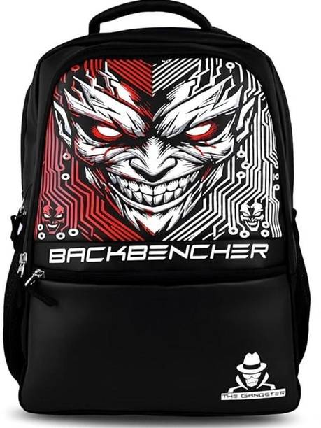 THE GANGSTER Devil Edition Backbencher Bag (faux Leather) With 2 Hidden Pockets 28 L Laptop Backpack