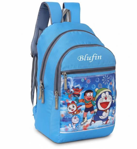 blufin Doraemon Kids School Backpack Blue Nursery class 20 L Backpack