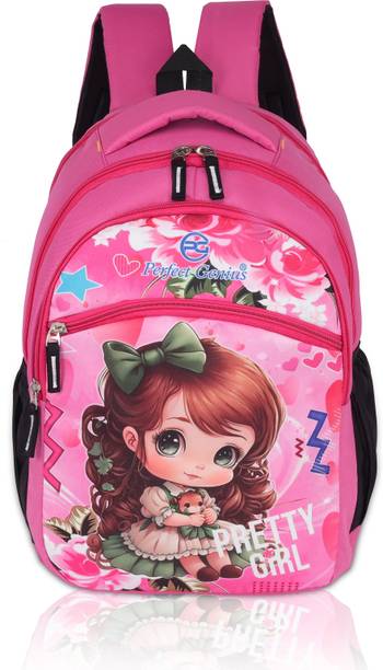 PERFECT GENIUS Kids School Bag | Waterproof Lightweight Backpack (3-9 Years) Spacious & Durable 24 L Backpack