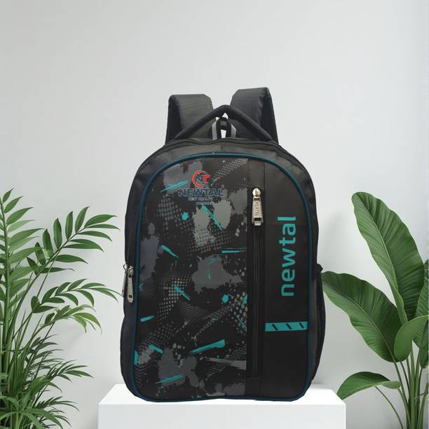 Large 38 L Laptop Backpack 35 L School College Travel Bag Waterproof Backpack Bag (Grey)