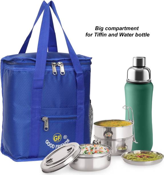 GOOD FRIENDS Lightweight Lunch Bag for Office Men, Boys & Girls- Good Quality Tiffin Bag Waterproof Lunch Bag