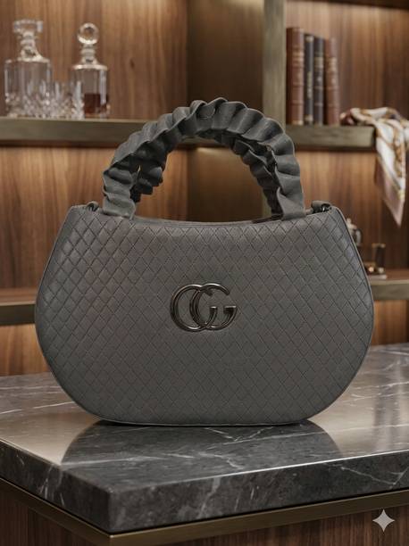 Grey Women Sling Bag Grey Hand-held Bag for Women & Girls Handbags