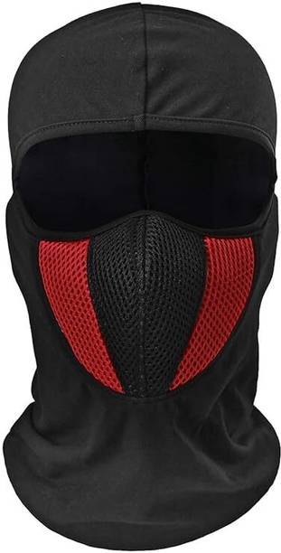 zaysoo Full Cover Face Mask Cotton Fabric Bike Riding Washable Dust Protection Decorative Mask