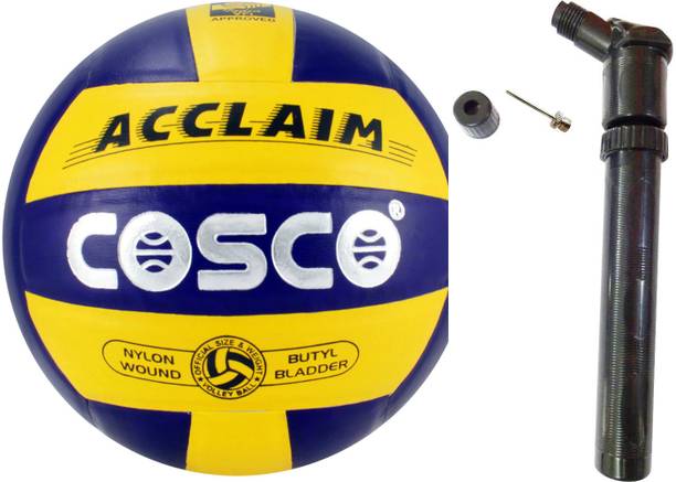 COSCO v/b acclaim sz-4 volleyball with dual action pump Volleyball - Size: 4