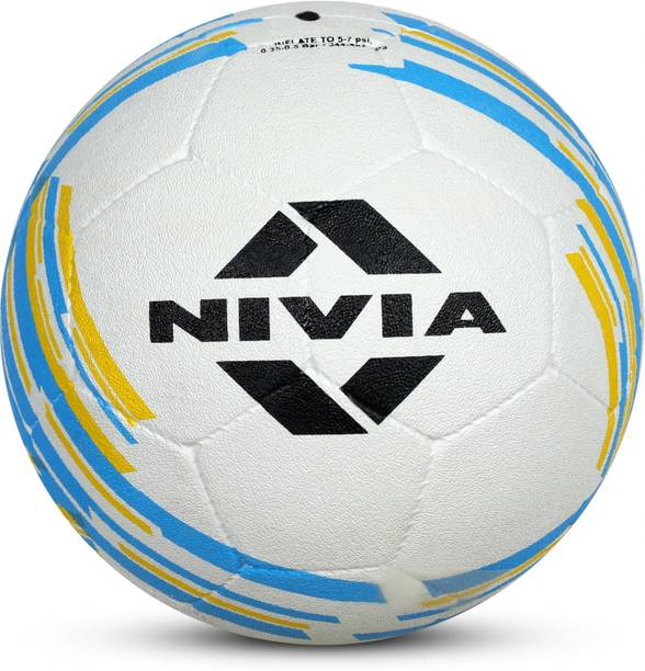 NIVIA Country Colour (Argentina), Rubberized Moulded, For Hard Surfaces, Soccer Football - Size: 5