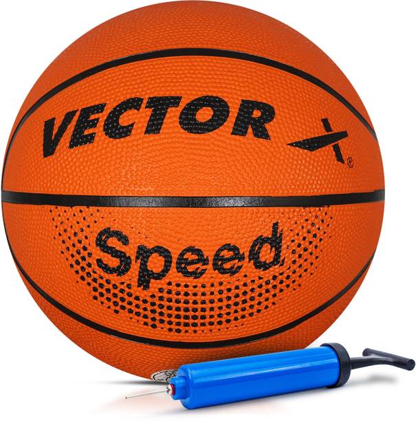 VECTOR X Speed Baksetball With Pump Basketball - Size: 7