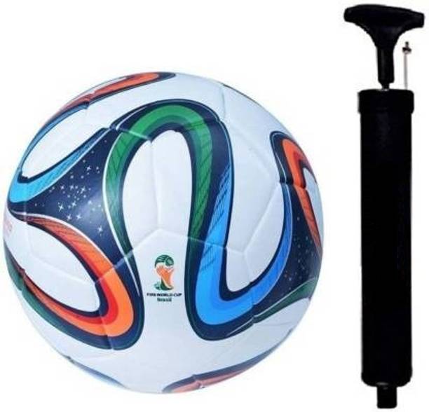 ज़ोज़ोमार्ट COMBO BRAZUCA MULTICOLOUR WITH AIR PUMP फ़ुटबॉल