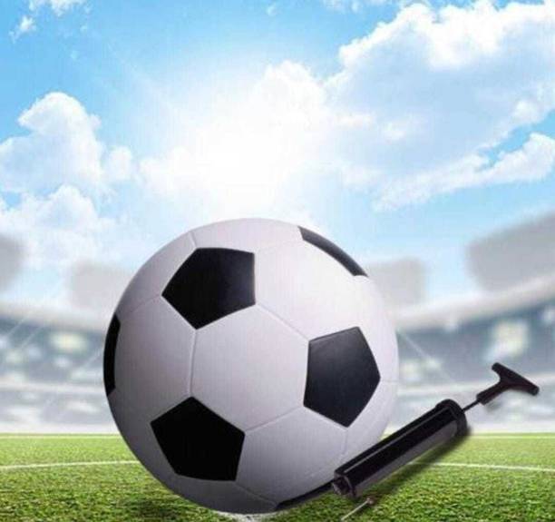 Dinetic Football Size-3 with Air Pump Football - Size: 5