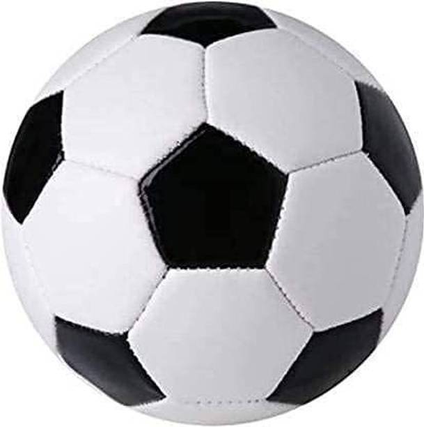 Dinetic New Attractive Black and White FootBall for girls and boys (Pack of 1) Football - Size: 5