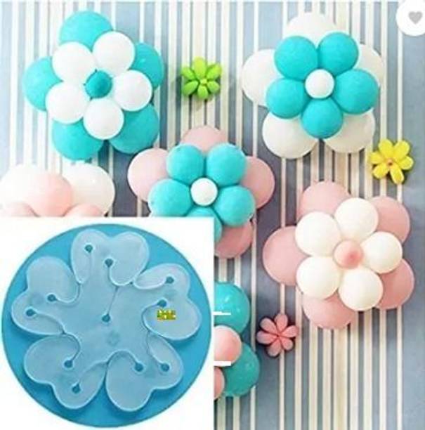 bsdc party Solid Balloon Reusable 20 Pcs Flower Shape Balloon Clips Holders (Set