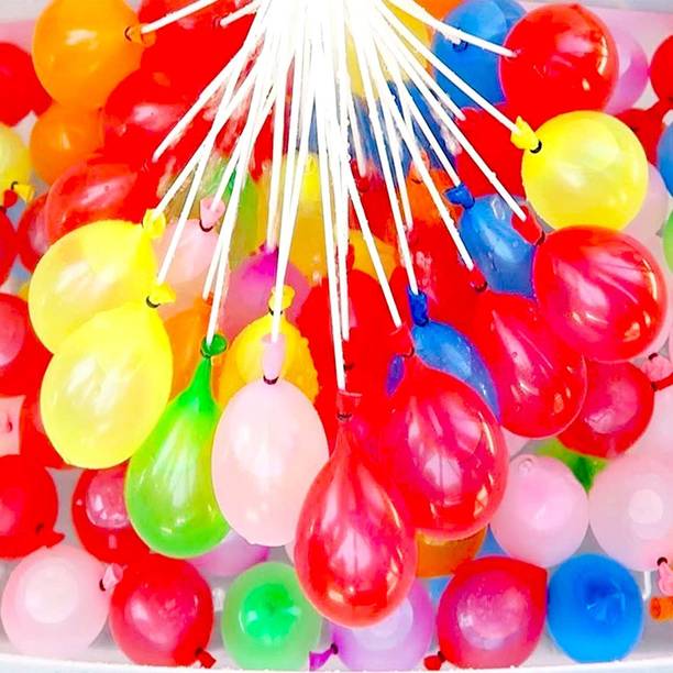 Da Novira Solid Automatic Fill And Tie Magic Water Balloons For Holi (Pack of 2(74 Balloons)49 Magic Balloon