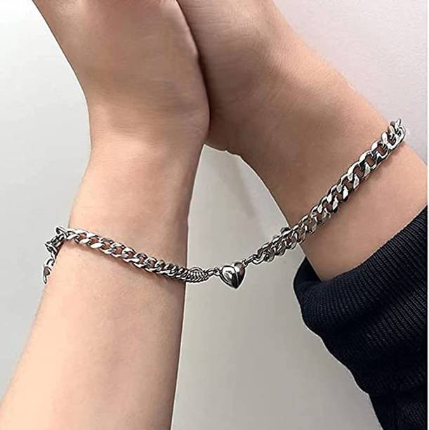 VIANSH Metal, Brass, Copper, Alloy Platinum, Sterling Silver Bracelet Set