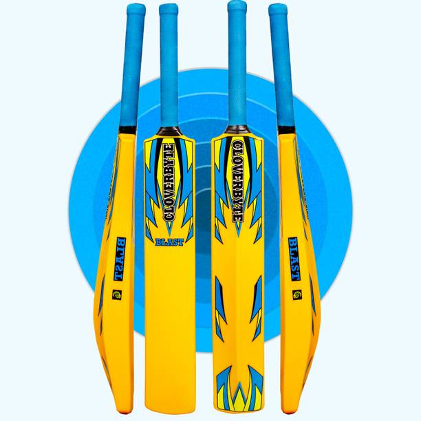 CLOVERBYTE Blast Yellow PVC Full Size Plastic Bat No. 9 for Tennis Ball & Wind Ball PVC/Plastic Cricket  Bat For 15+ Yrs