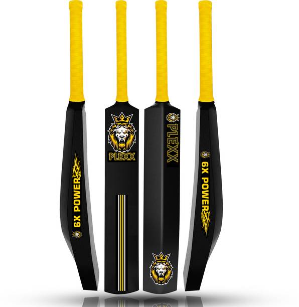 PLEXX Plastic Prenium Full Size Bat(34X4.5inch) For All Age Groups PVC/Plastic Cricket  Bat For 15+ Yrs