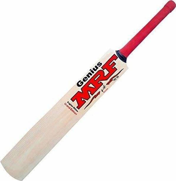 MRF Virat Kohli bat|Size-4| For 8-11 Years Boys/Girls|Tennis Ball With Cover|Under 500 Poplar Willow Cricket  Bat For 9 - 11 Yrs