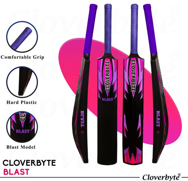CLOVERBYTE Full Size Bat (Ideal for 15+ age) for Tennis Ball & Wind Ball PVC/Plastic Cricket  Bat For 15+ Yrs