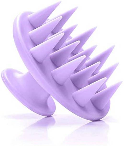 ADMONITION Hair Shampoo Brush Head Scalp Massager Scrubber Mold-Free Solid Silicone