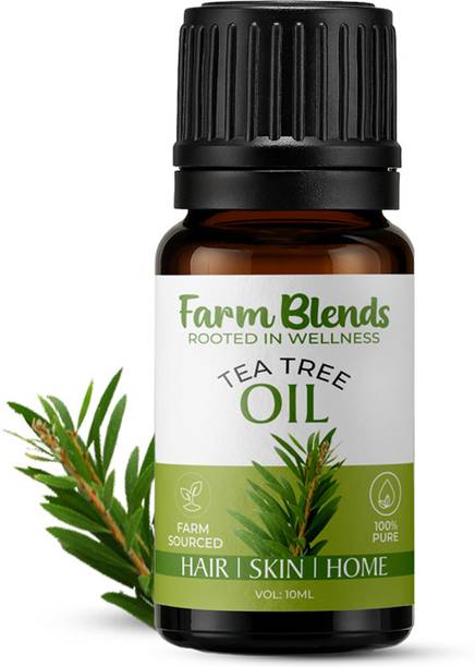 FarmBlends Tea Tree Essential Oil | 10ml | For Hair Growth, Dandruff, Acne Controll