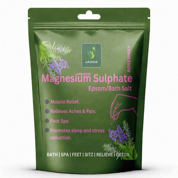 JAINIK Rosemary Epsom Bath Salt For Muscle Relief, Relieves Aches & Pain