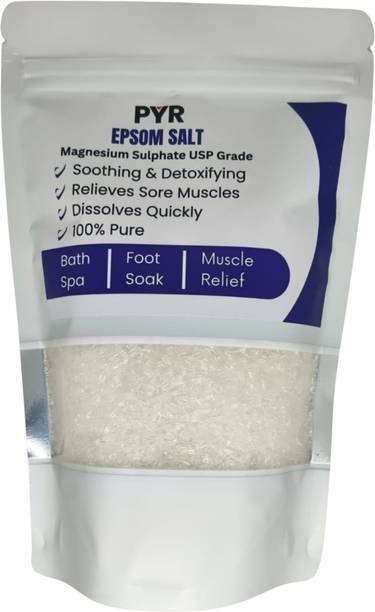 Pyr Epsom Salt 800gm, Unscented Magnesium Sulfate USP Grade for Muscle Relaxation