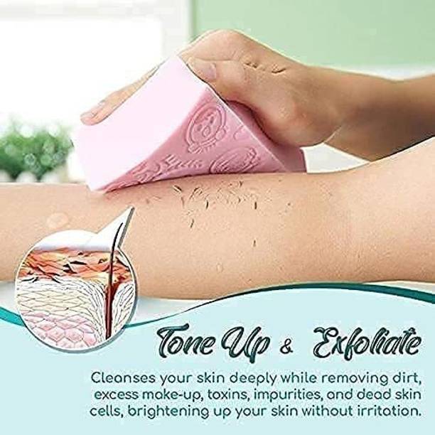 WebDealz Ultra Soft Exfoliating Shower Sponge- Dead Skin Remover Sponge x1.487