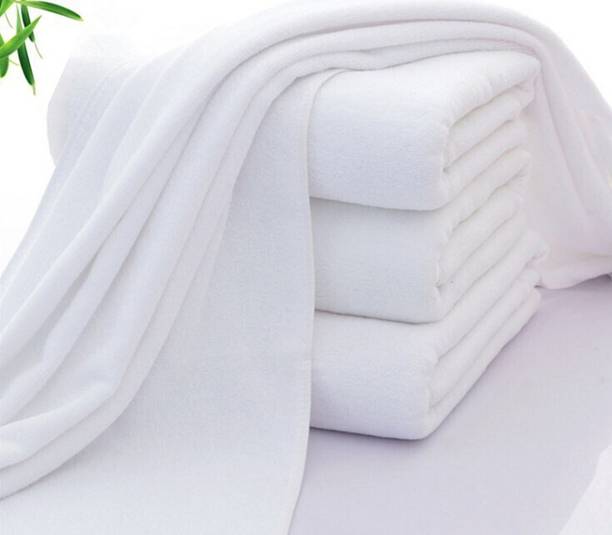 Cotton Bath, Sport, Beach Pure Cotton Bath Towel for men and women Full Size 30x60 inches , 500 GSM Soft towels for bath (hotel and spa quality towel) White Towel