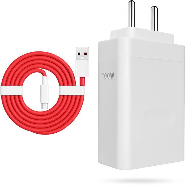 RVAT 100 W SuperVOOC 9 A Wall Charger for Mobile with Detachable Cable