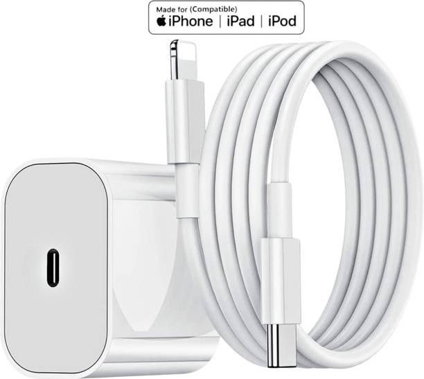 RoarX 20 W PD 3 A Wall Charger for Mobile with Detachable Cable