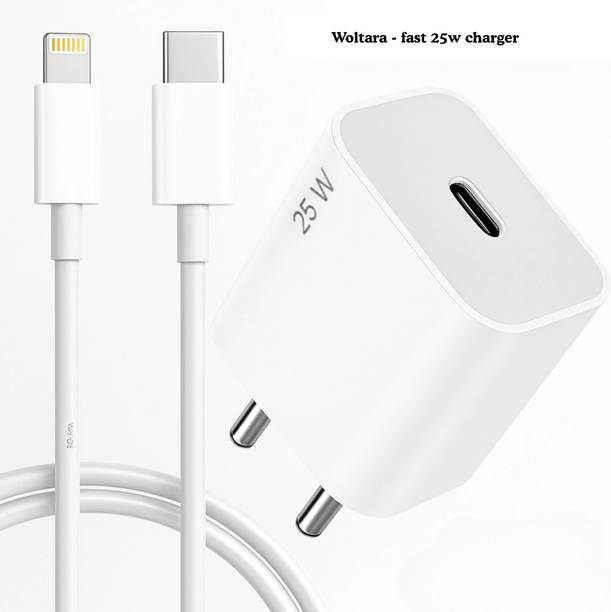 WOLTARA 25 W PD 2.4 A Wall Charger for Mobile with Detachable Cable