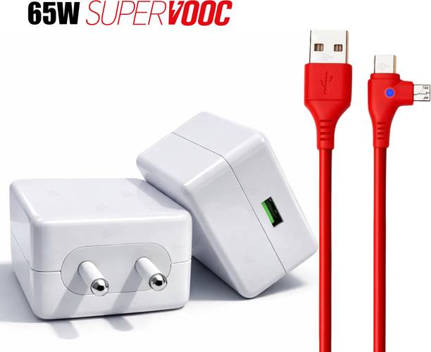Solarity 65 W Warp 5.4 A Wall Charger for Mobile with Detachable Cable