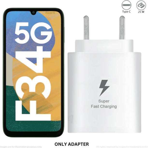 25W PD Superfast Charger for Samsung Galaxy F34 5G Fast Charger Adapter 3 A Mobile Charger