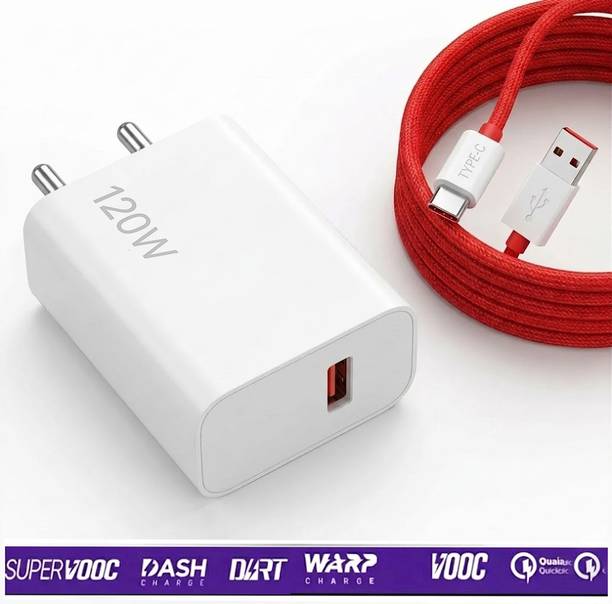ultraRAP 120 W SuperVOOC 4.2 A Wall Charger for Mobile with Detachable Cable