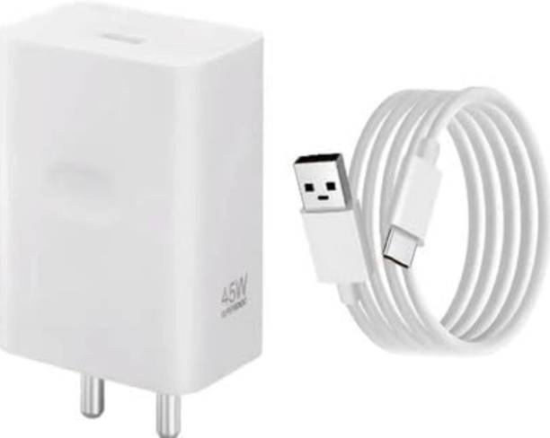 zapix 45 W SuperVOOC 5 A Wall Charger for Mobile with Detachable Cable