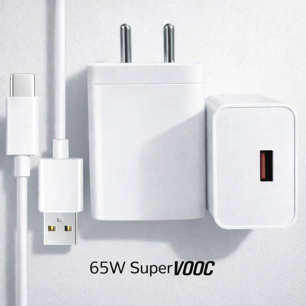 Solarity 65 W SuperVOOC 5.4 A Wall Charger for Mobile with Detachable Cable