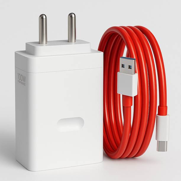 RVAT 100 W SuperVOOC 9 A Wall Charger for Mobile with Detachable Cable