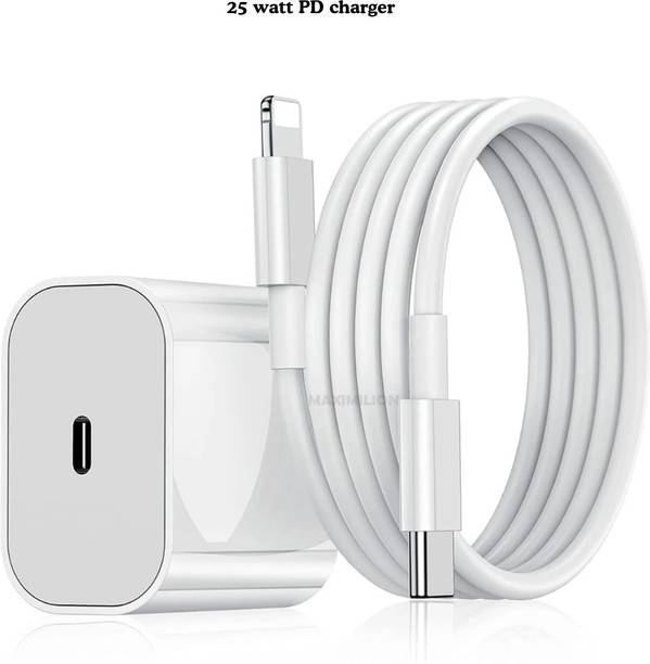 WOLTARA 25 W PD 2.4 A Wall Charger for Mobile with Detachable Cable