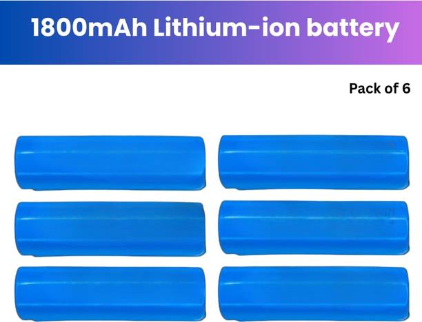 YAROH 1800mAh Rechargeable Lithium-ion , High Backup Power Cells for TorchSZ130  Battery