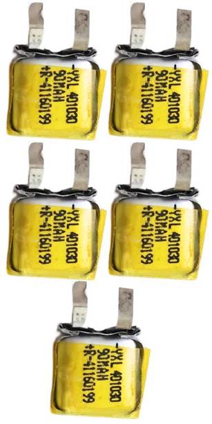 I-Birds Enterprises 90mAh Mini Rechargeable 3.7V High Quality Batteries For Earphone, Buds etc  Battery