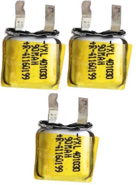 I-Birds Enterprises 90mAh Mini Rechargeable 3.7V High Quality Batteries For Earphone, Buds etc  Battery