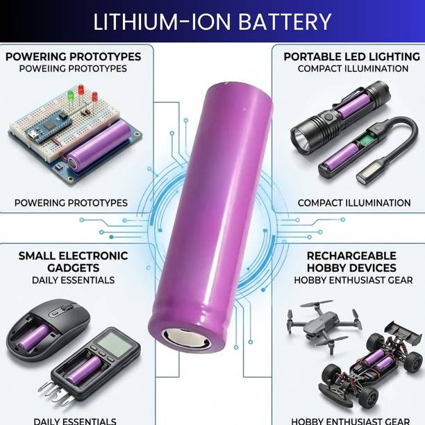 SACRO Rechargeable 1800mAh Lithium  for Portable Devices Pack of 1 FZ251  Battery