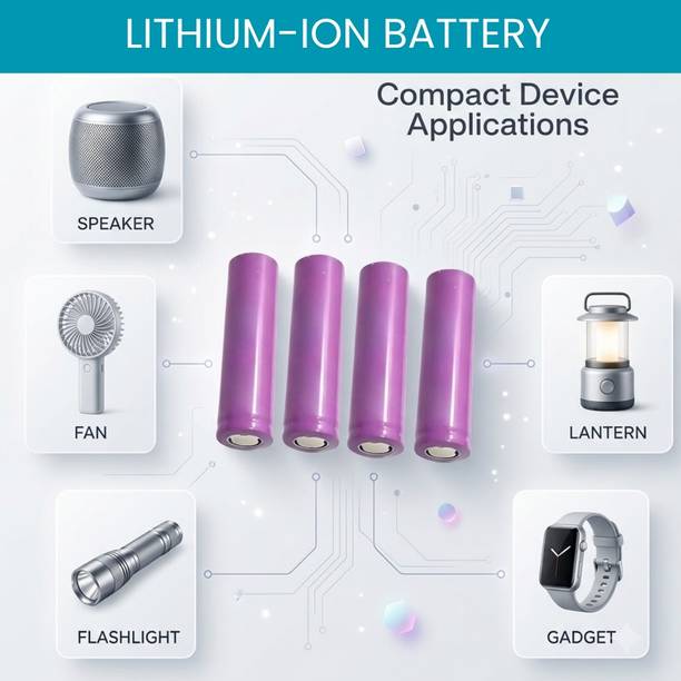 SYARA Rechargeable 1800mAh Lithium  for Everyday Use Pack of 4 CV484  Battery