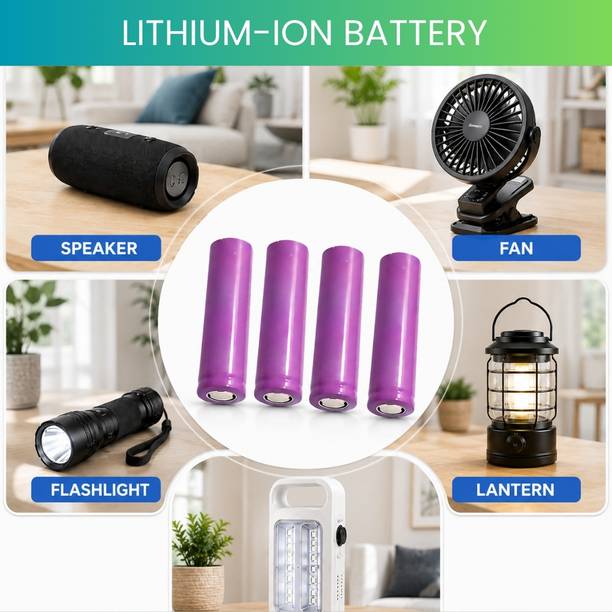 SACRO Rechargeable 1800mAh Lithium  for Everyday Use Pack of 4 FZ251  Battery