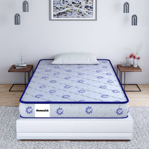 Homesick Bliss Dual Comfort - Soft & Hard 4 inch Single High Density (HD) Foam Mattress