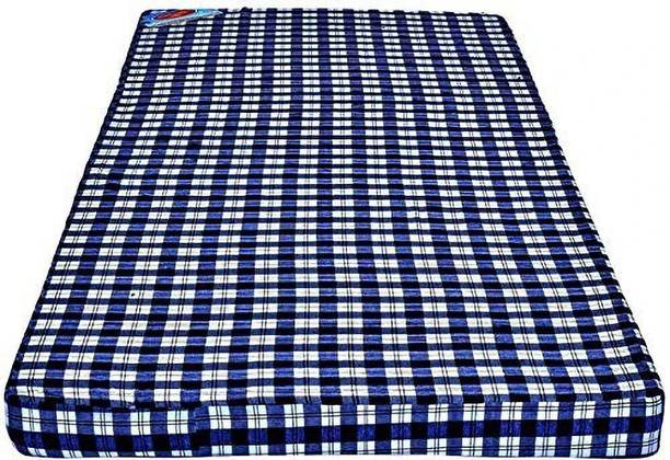 RW REST WELL 2inch Double Bed PU Foam Mattress 2 inch Double Cotton Mattress