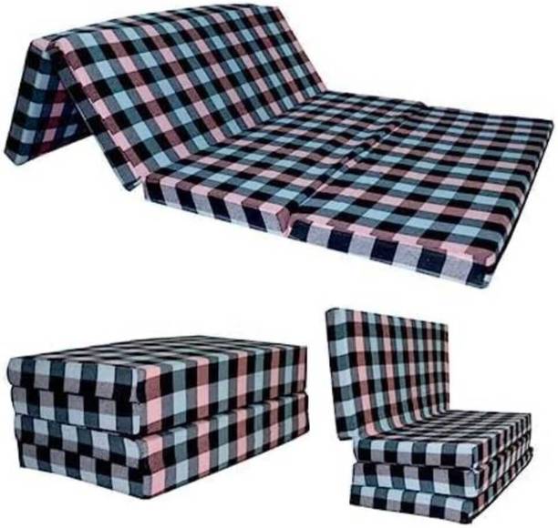 JMDE 4 Fold 2 inch Single EPE Foam Mattress