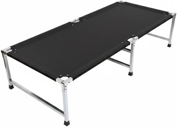 Jay Khodiyar Steel Metal Single Bed, 76 cm x 180 cm (2.49 ft x 5.91 ft)