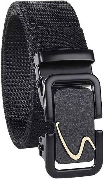 Men Casual Brown Nylon Belt