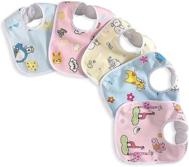 SuperStar Store waterproof, super soft cotton daily use, elegant and stylish velcro bib for baby