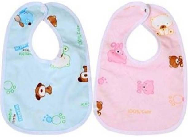 SuperStar Store waterproof, super soft cotton daily use, elegant and stylish velcro bib for baby