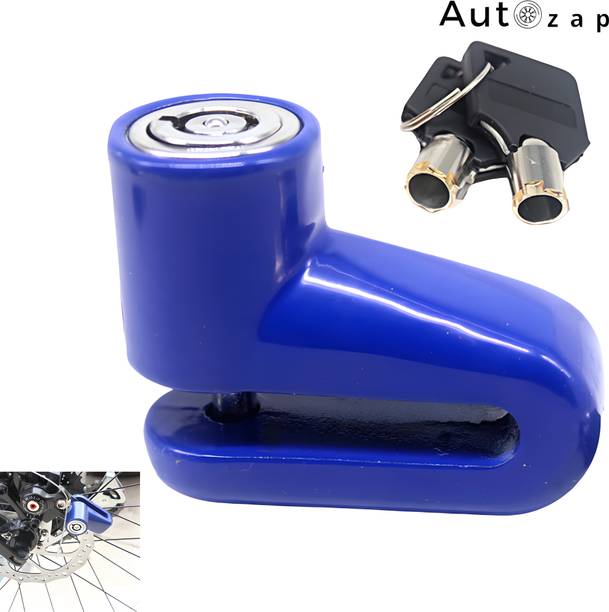 Autozap Motorcycle Anti theft Disk Brake Rotor Lock black Universal for bike/bicycle Disc Lock